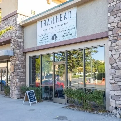 Entrance to Trailhead Family Chiropractic office in Murrieta, CA